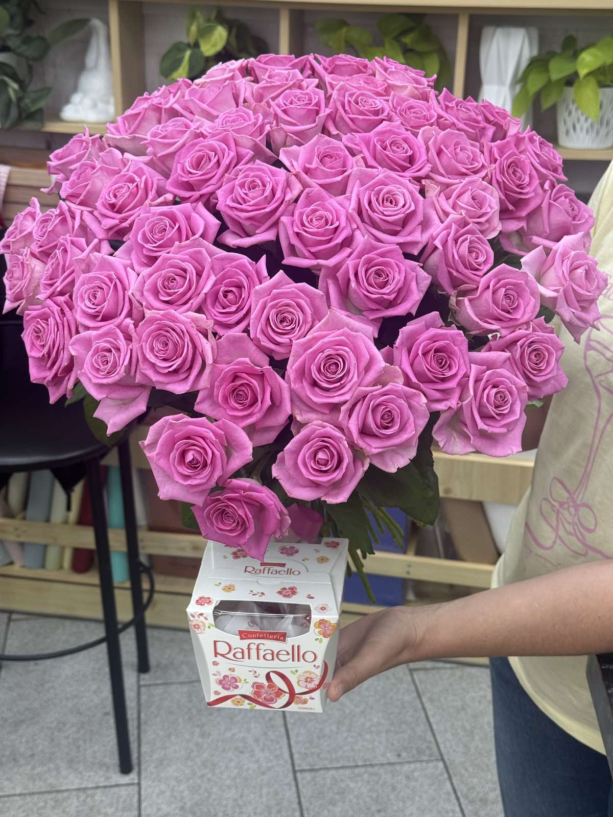 Gorgeous Bouquet of 57 Pink Roses