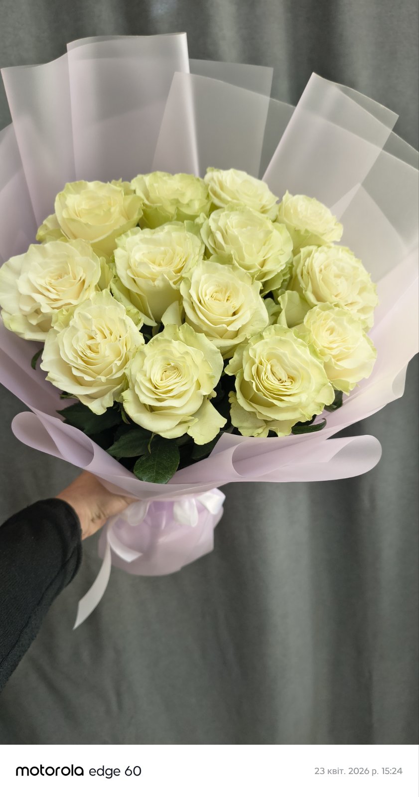 Bouquet de roses tendre beauté