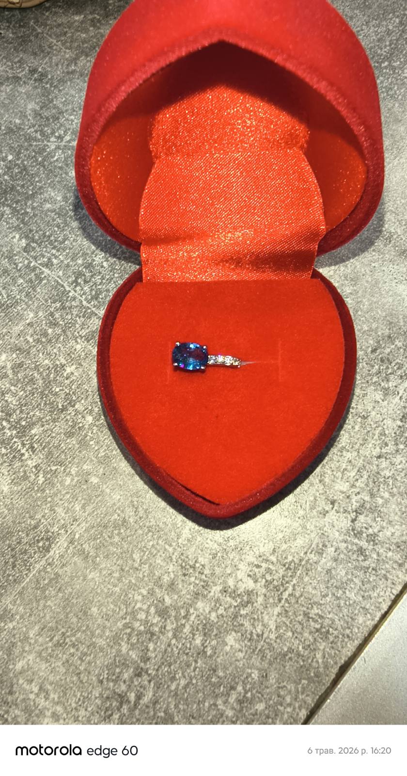 Sterling Silver Pendant with London Blue Quartz and Cubic Zirconia