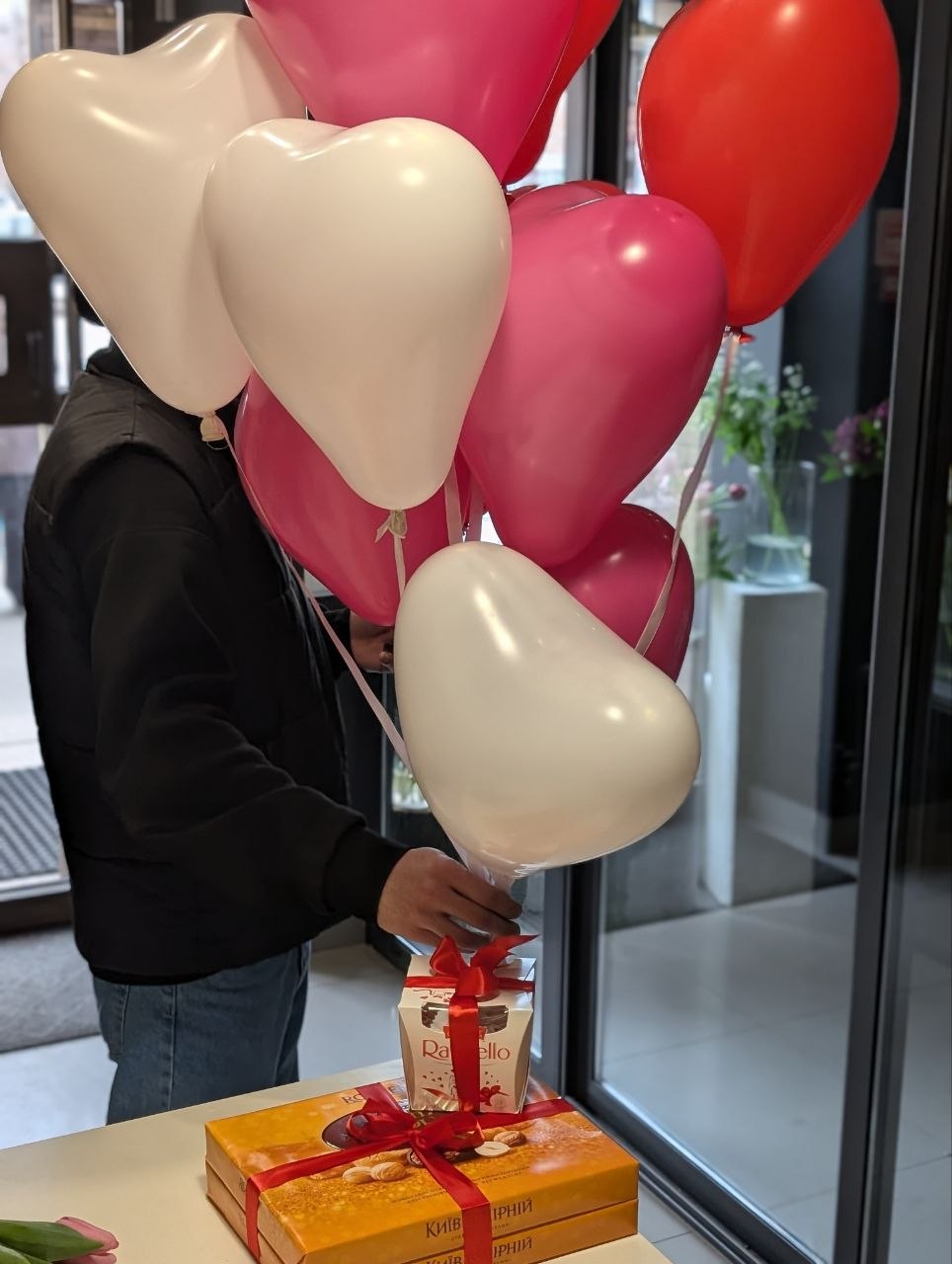 Un fabuleux ballon en forme de cœur