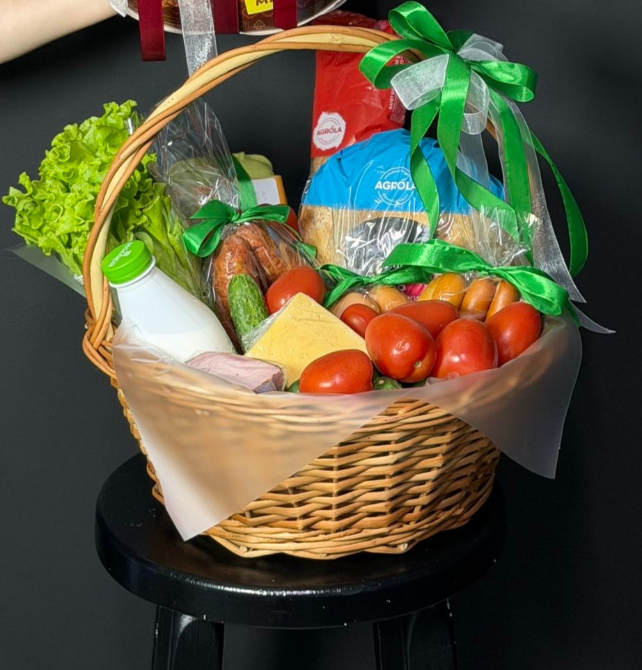 Warmhearted Wishes Food Basket – Hearty Food Gift Delivery Ukraine