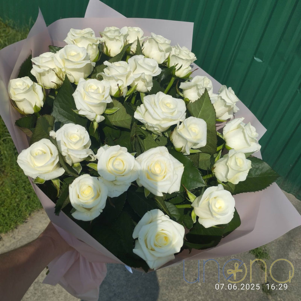 Abundant 25 Rose Arrangement roses