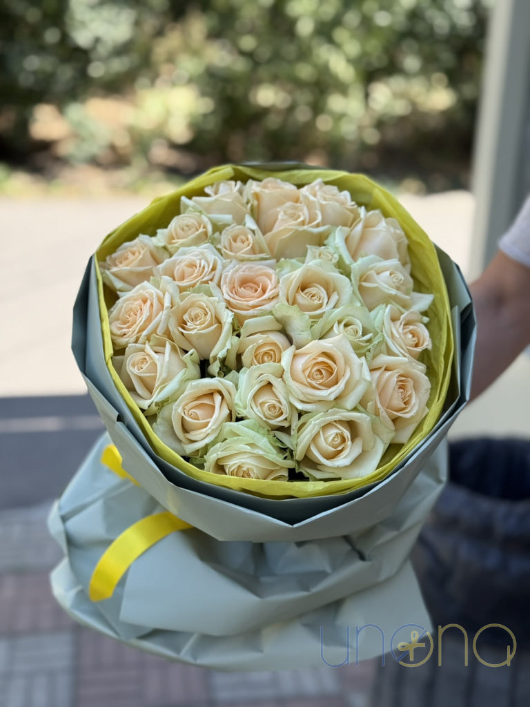 Abundant 25 Rose Arrangement roses