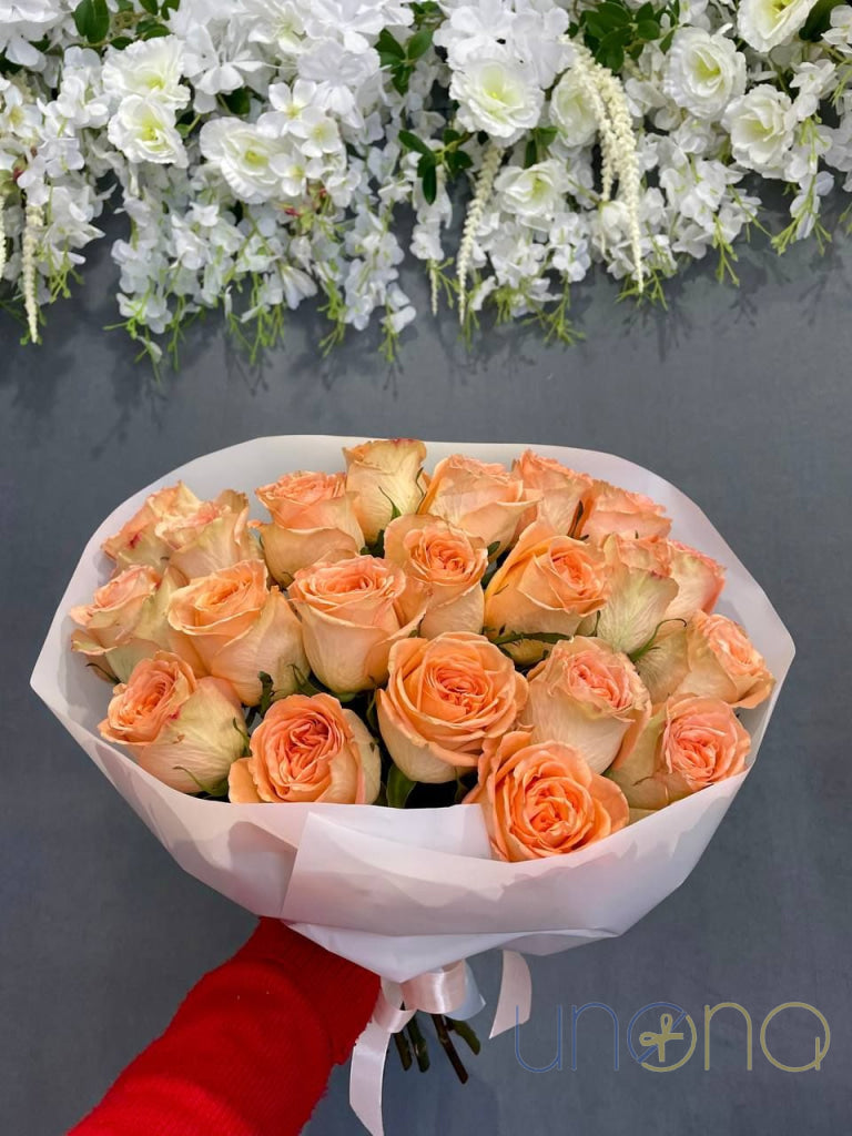 Affluence Roses Bouquet – 21 Luxury Roses Roses