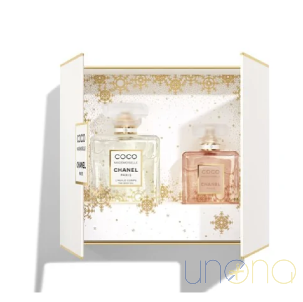 CHANEL Coco Mademoiselle 50ml ギフトBOX付き New Coco Chanel Mademoiselle Gift Box Set Eau De Parfum 3.4 & 0.7