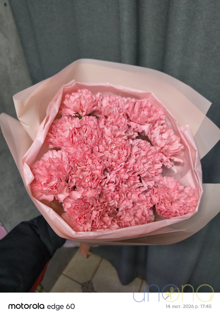 Charming Curly Carnations Bouquet – Fresh Flower Delivery in Ukraine Flowers