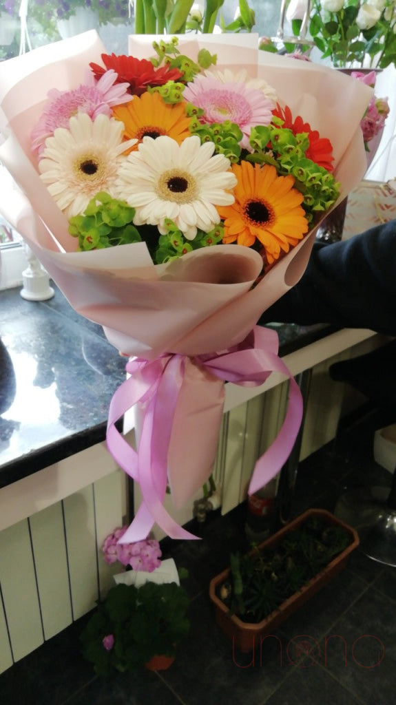Cheerful Gerberas Bouquet By Country