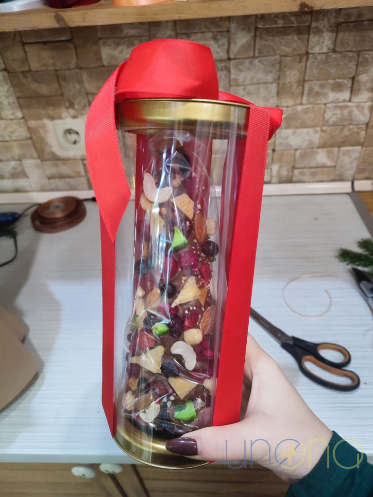 Christmas Chocolate Tree with Nuts and Berries – Send Christmas Gifts to Ukraine Gift Box