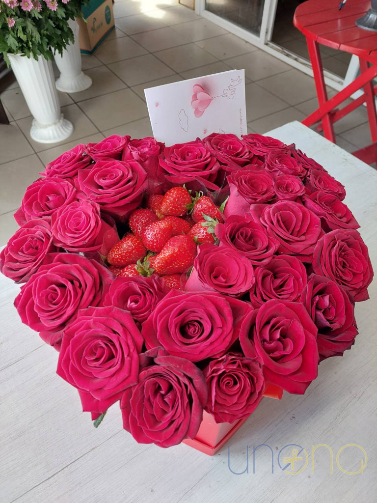 Color Your Day With Love Arrangement Roses