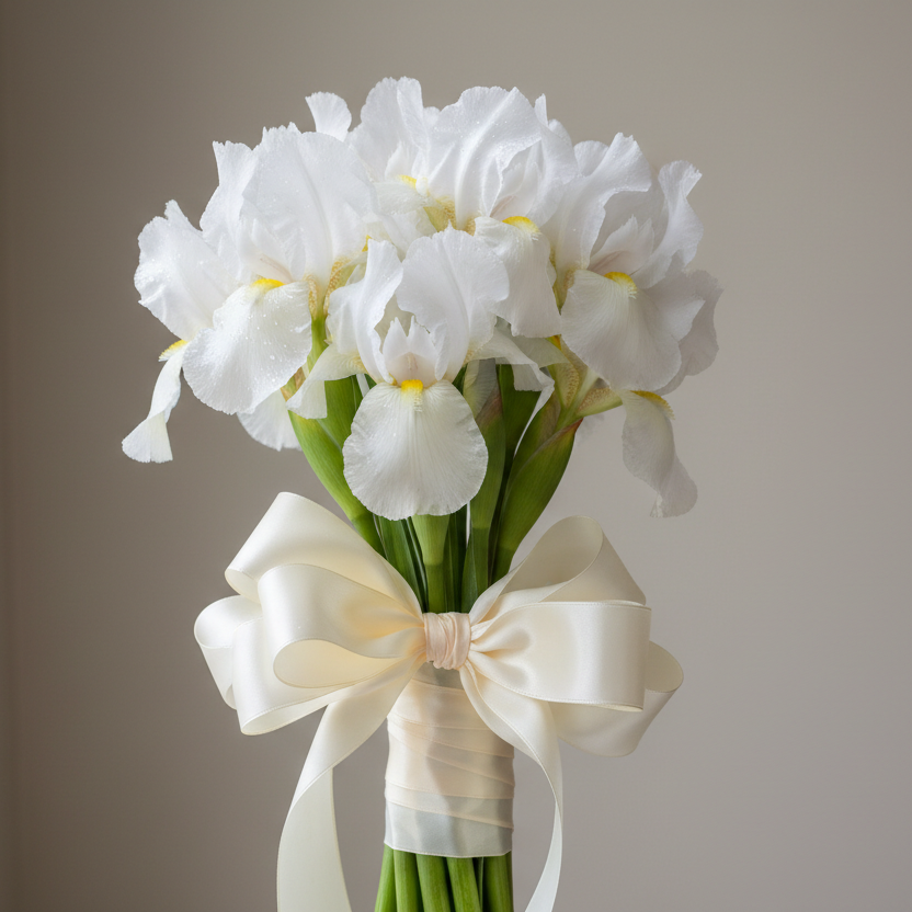 Exceptional Irises Bouquet – 11 Purple Irises