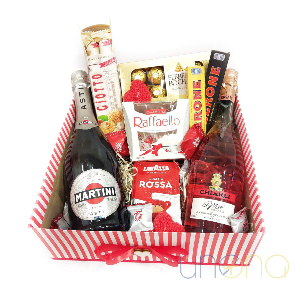 Cupids Love Gift Box Baskets