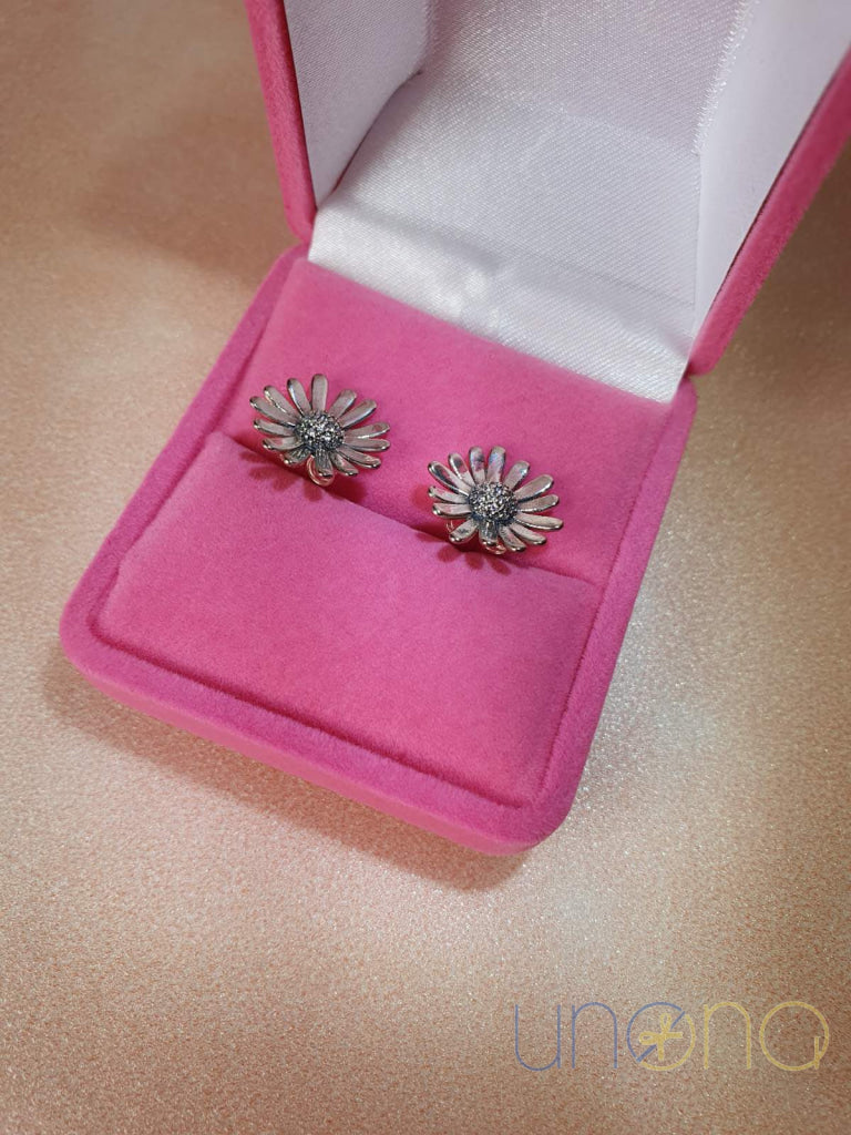 Daisy Silver Stud Earrings By Holidays