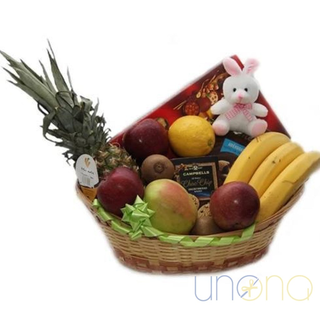 Fresh Fruit and Chocolates Basket | Ukraine Gift Delivery.