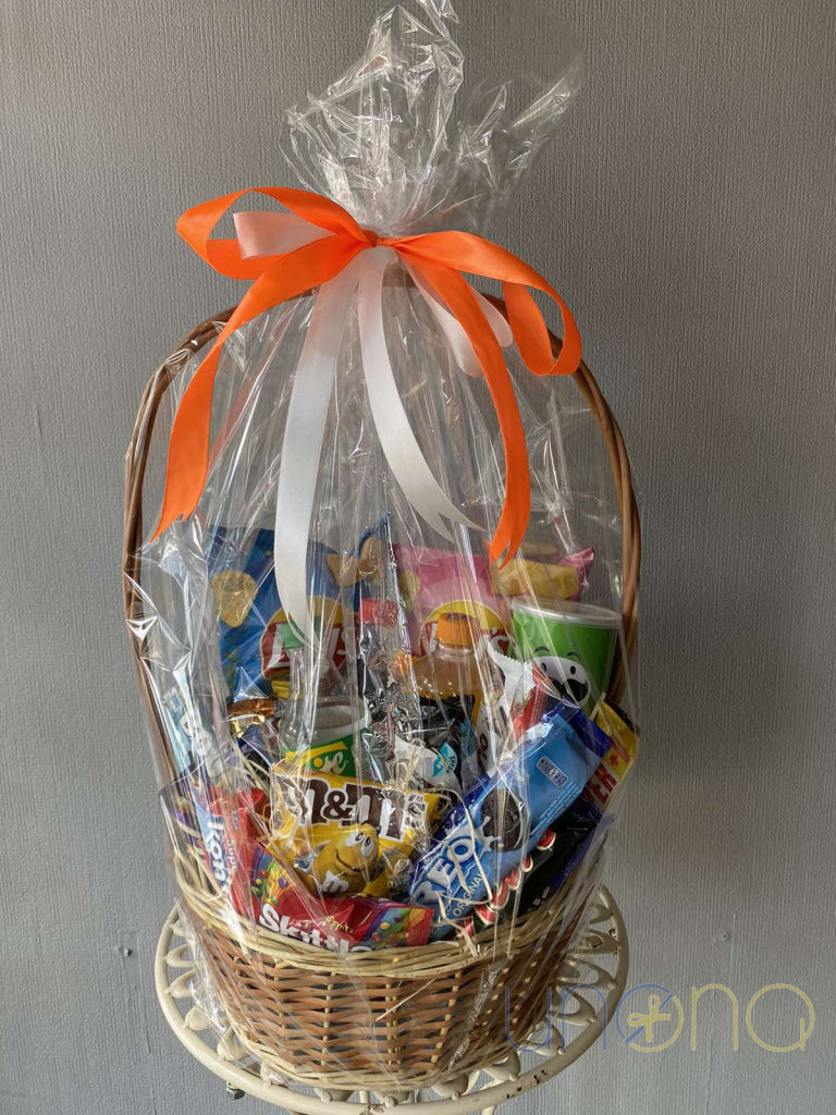 Deluxe Snacks And Drinks Basket By Holidays