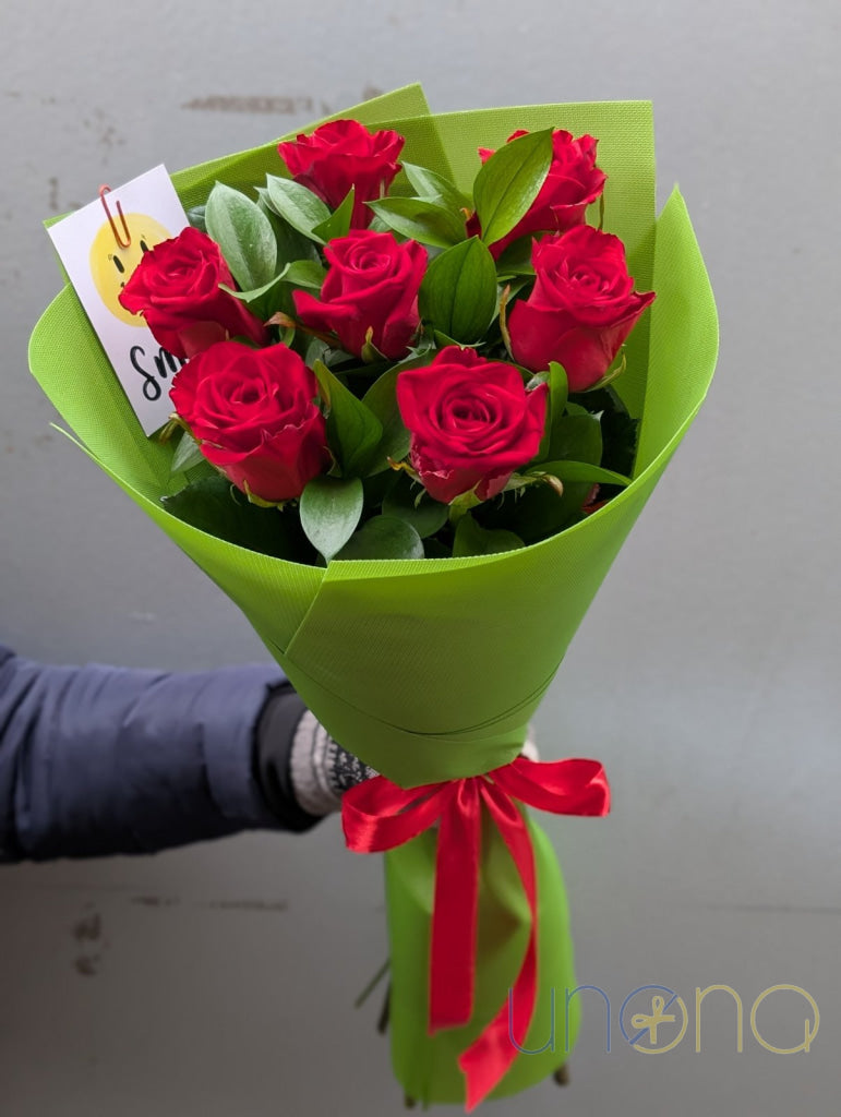 Elegant rose bouquet gift for Ukrainian woman