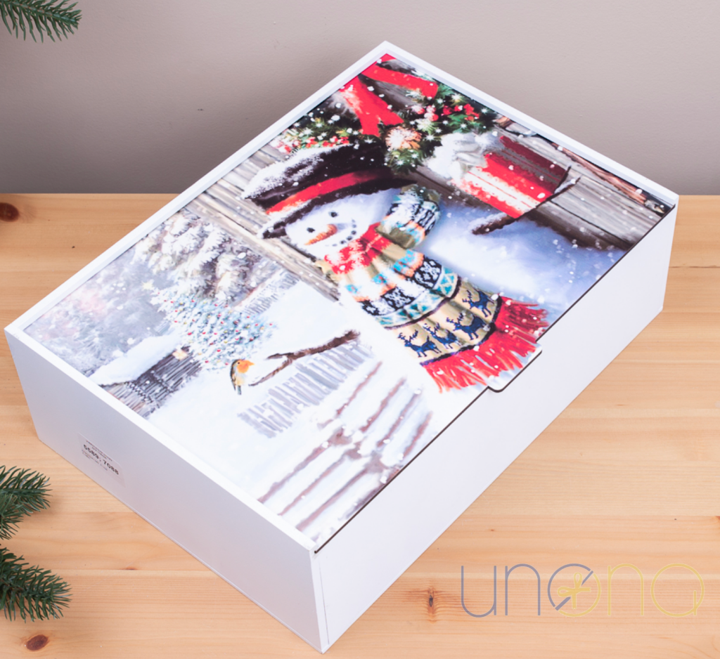 Exclusive Handmade Artisan Chocolate Gift Box in Wooden Christmas Box Christmas chocolates