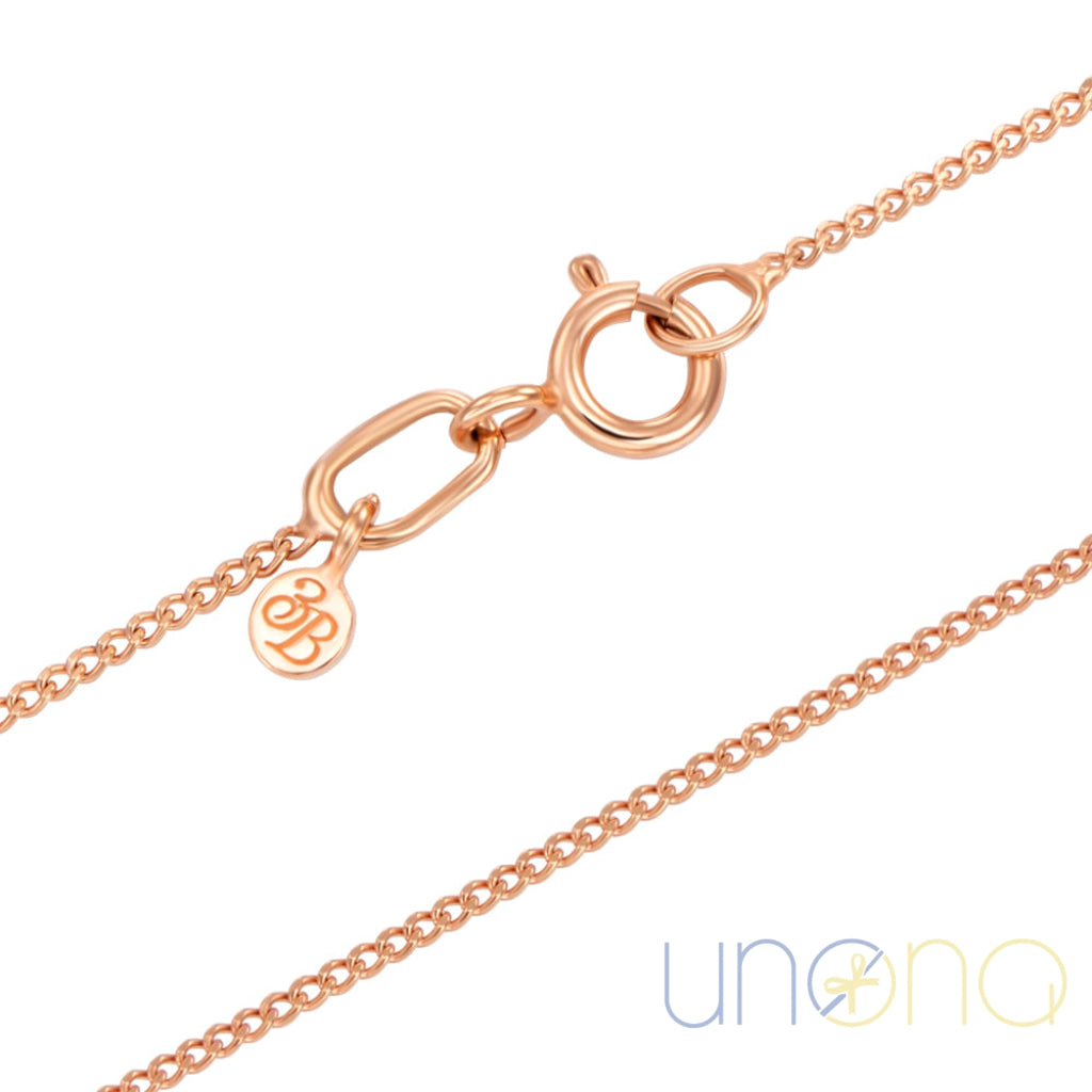 Exquisite Gold Chain With Panzer Weave – 14K Yellow Golden Chain