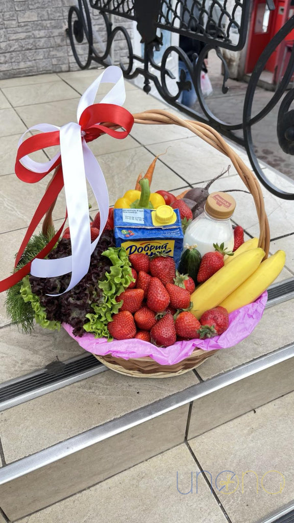 Fresh Organic Food Basket Gift Baskets