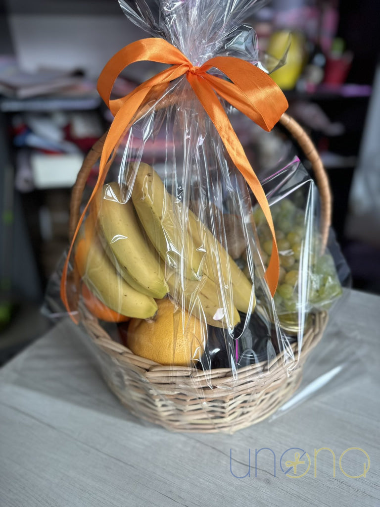 Fruit and Jam Gift Basket fruit basket