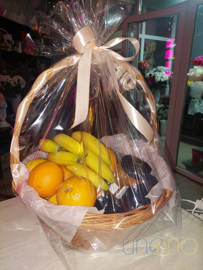 Fruit and Jam Gift Basket fruit basket