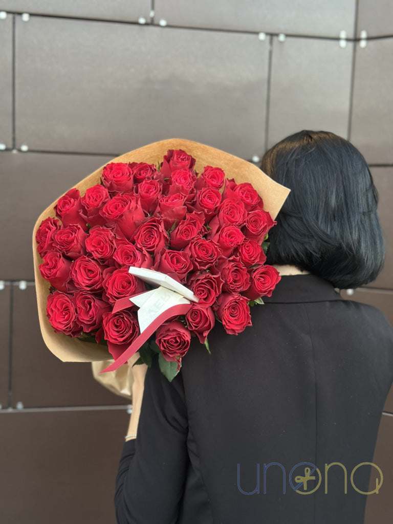 Gorgeous 37 Roses Bouquet roses