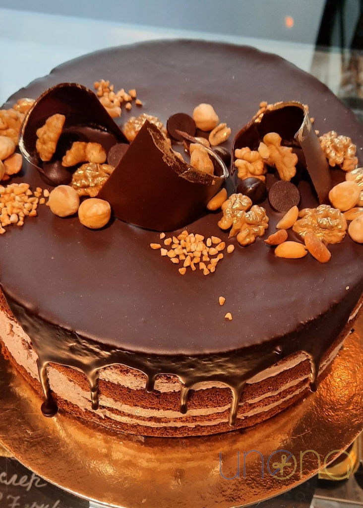 Gourmet Chocolate Truffle Cake freshly made to order in Ukraine