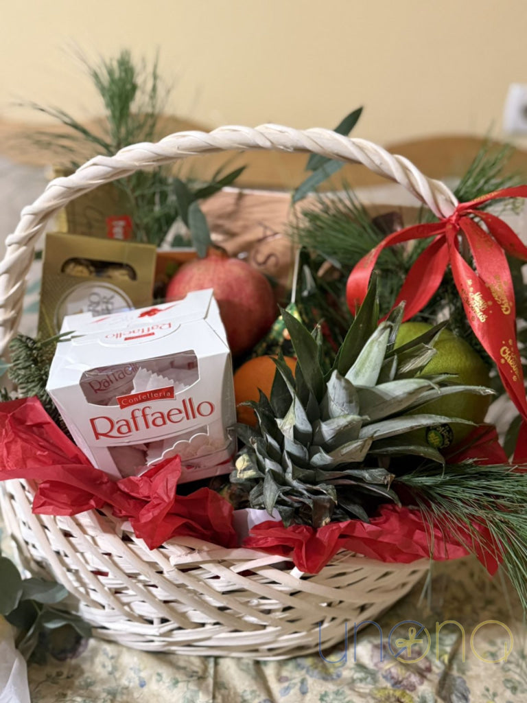 Gourmet Delights from Santa Basket christmas