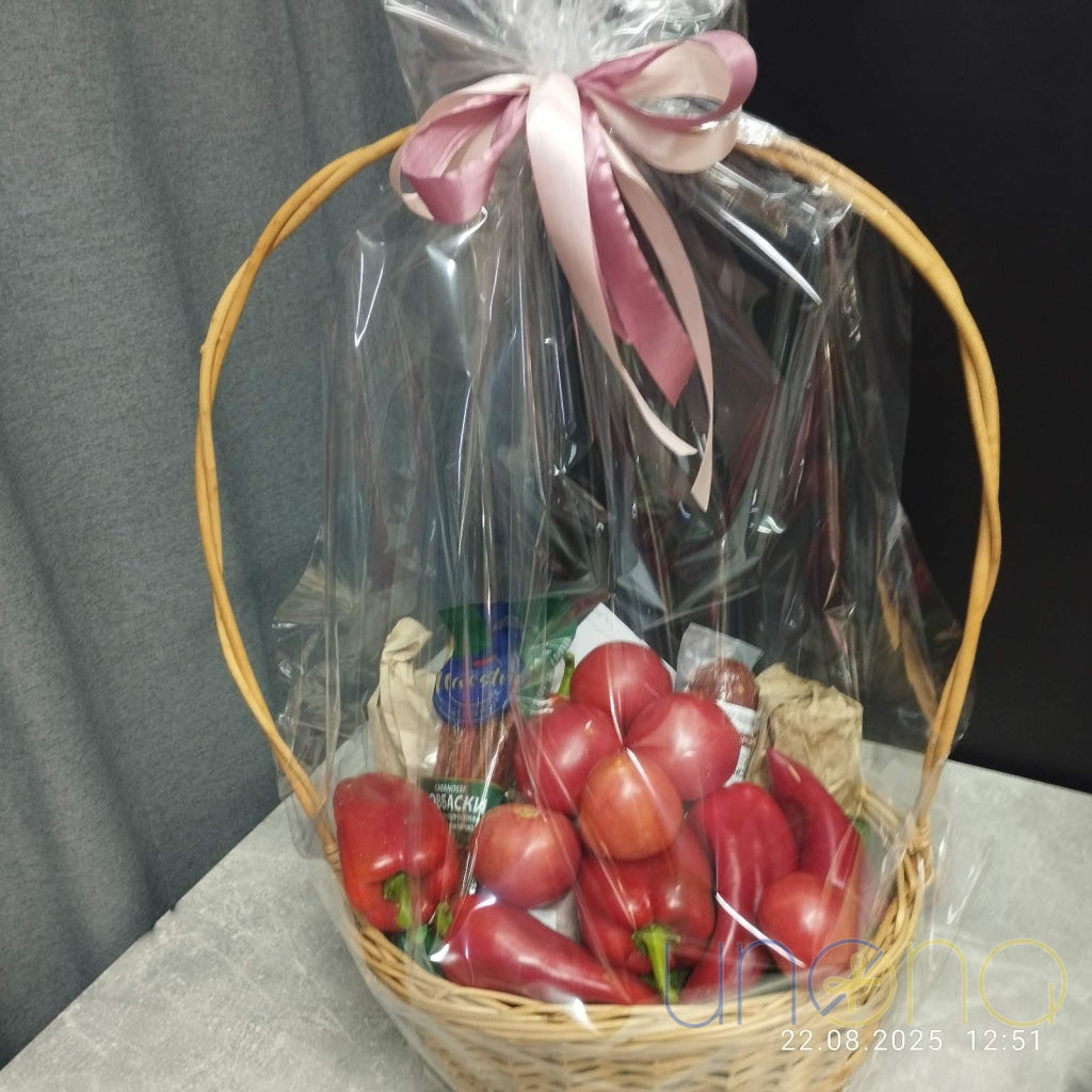 Grand Smoked Meat and Vegetables Basket gift basket