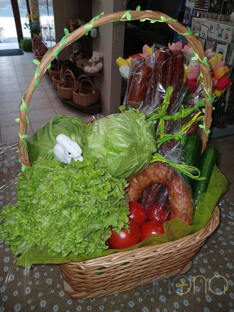 Grand Smoked Meat and Vegetables Basket gift basket