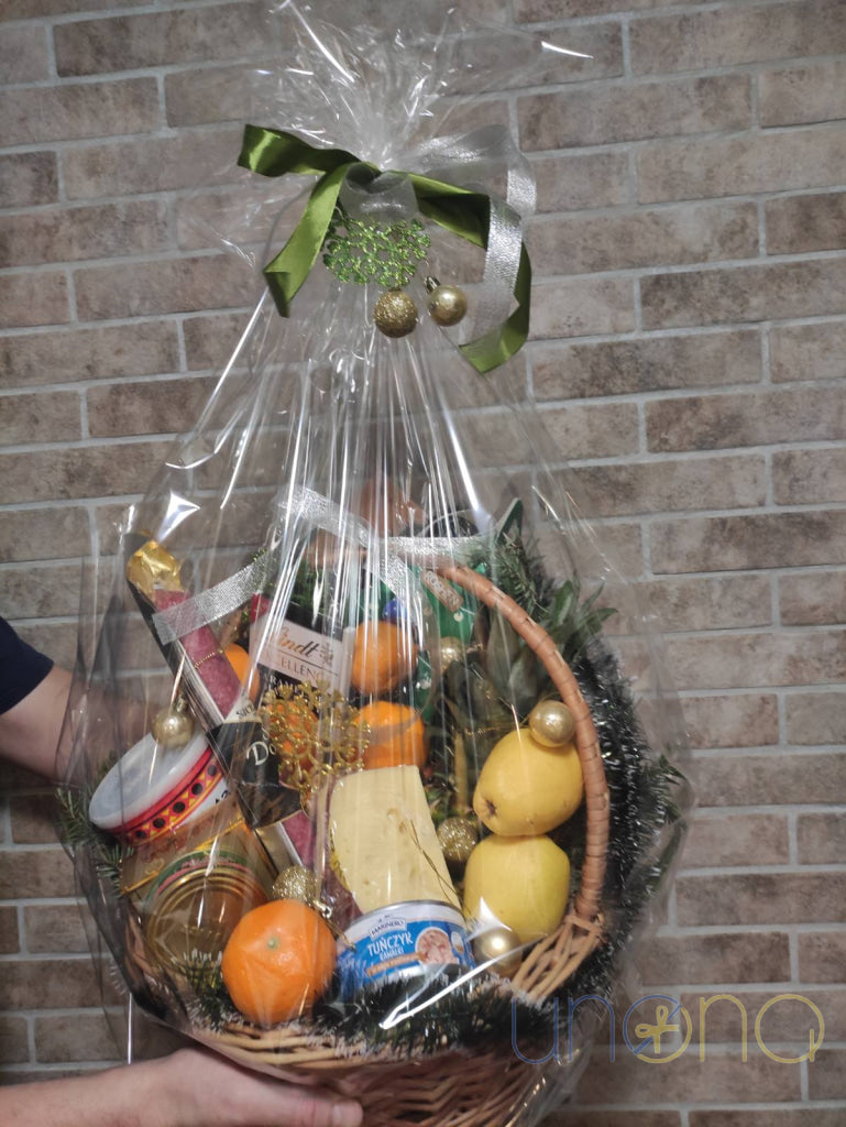 Happy Holidays Gift Basket By