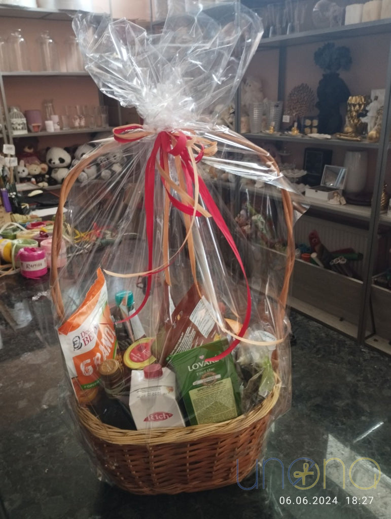 Health And Prosperity Deluxe Food Basket Easter