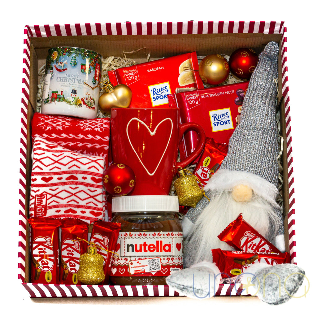 Holly Jolly Christmas Gift Box Baskets