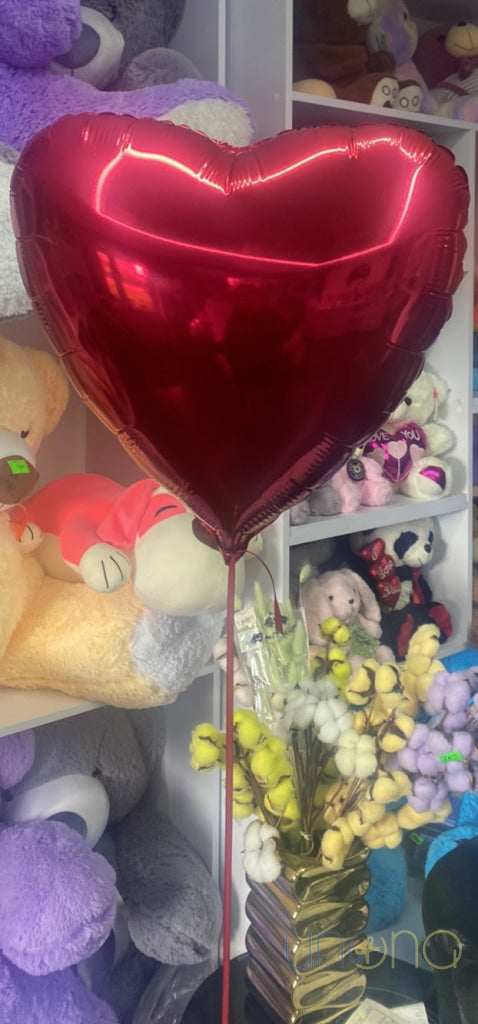 I Love You Foiled Heart Shaped Balloon By Price