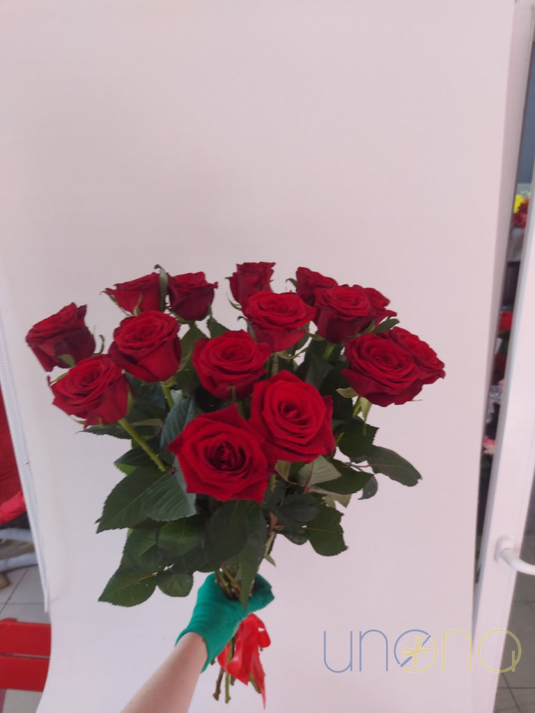premium imported 15 roses bouquet with elegant floral arrangement