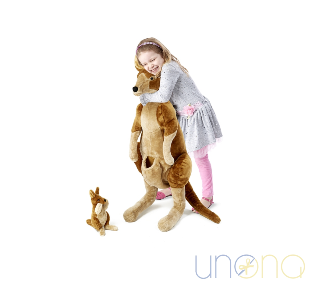 Kangaroo and Joey Lifelike Stuffed Animal By Holidays