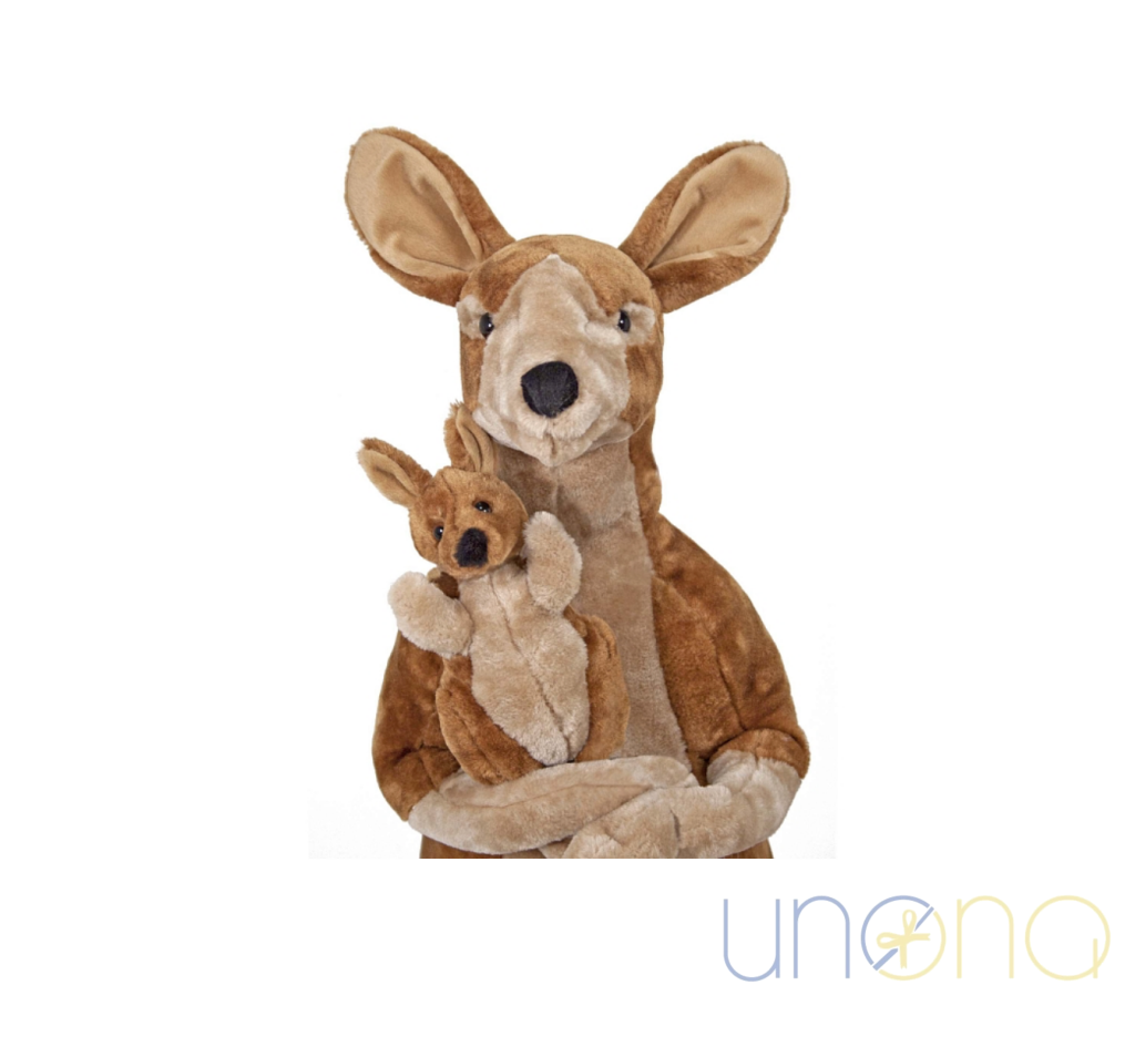 Kangaroo and Joey Lifelike Stuffed Animal By Holidays
