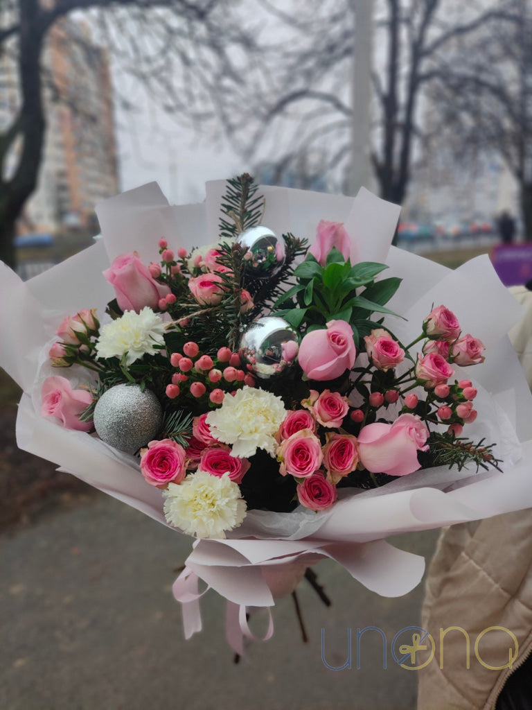 Let It Snow Bouquet Christmas Flowers