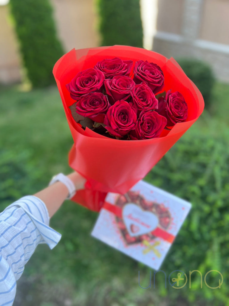 Love You So Much Set – Roses & Chocolates Delivery in Ukraine Roses