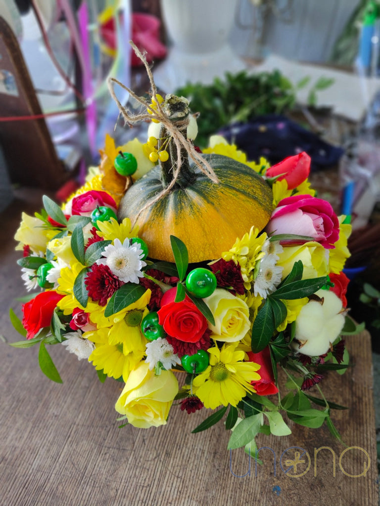 Luxury Pumpkin Arrangement Flowers