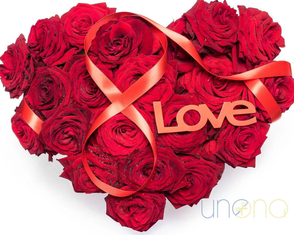 Majestic Heart Arrangement | Ukraine Gift Delivery.