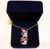 Modern Necklace with Alluring Swarovski Elements | Ukraine Gift Delivery.
