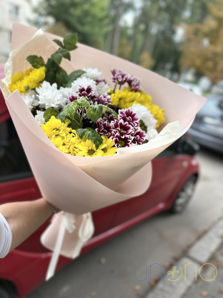 Multicolored Chrysanthemums Bouquet chrysanthemum