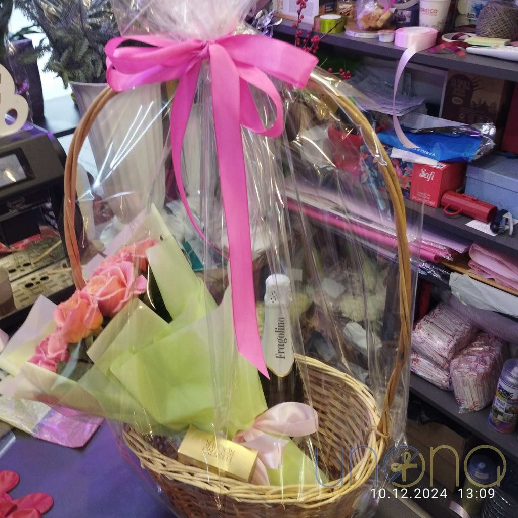 Romantic Trio Gift Basket By Holidays
