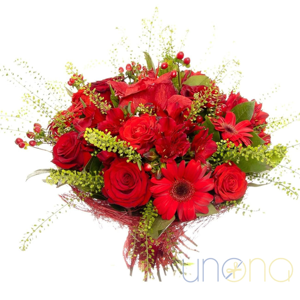 Ruby Kiss Bouquet | Ukraine Gift Delivery.