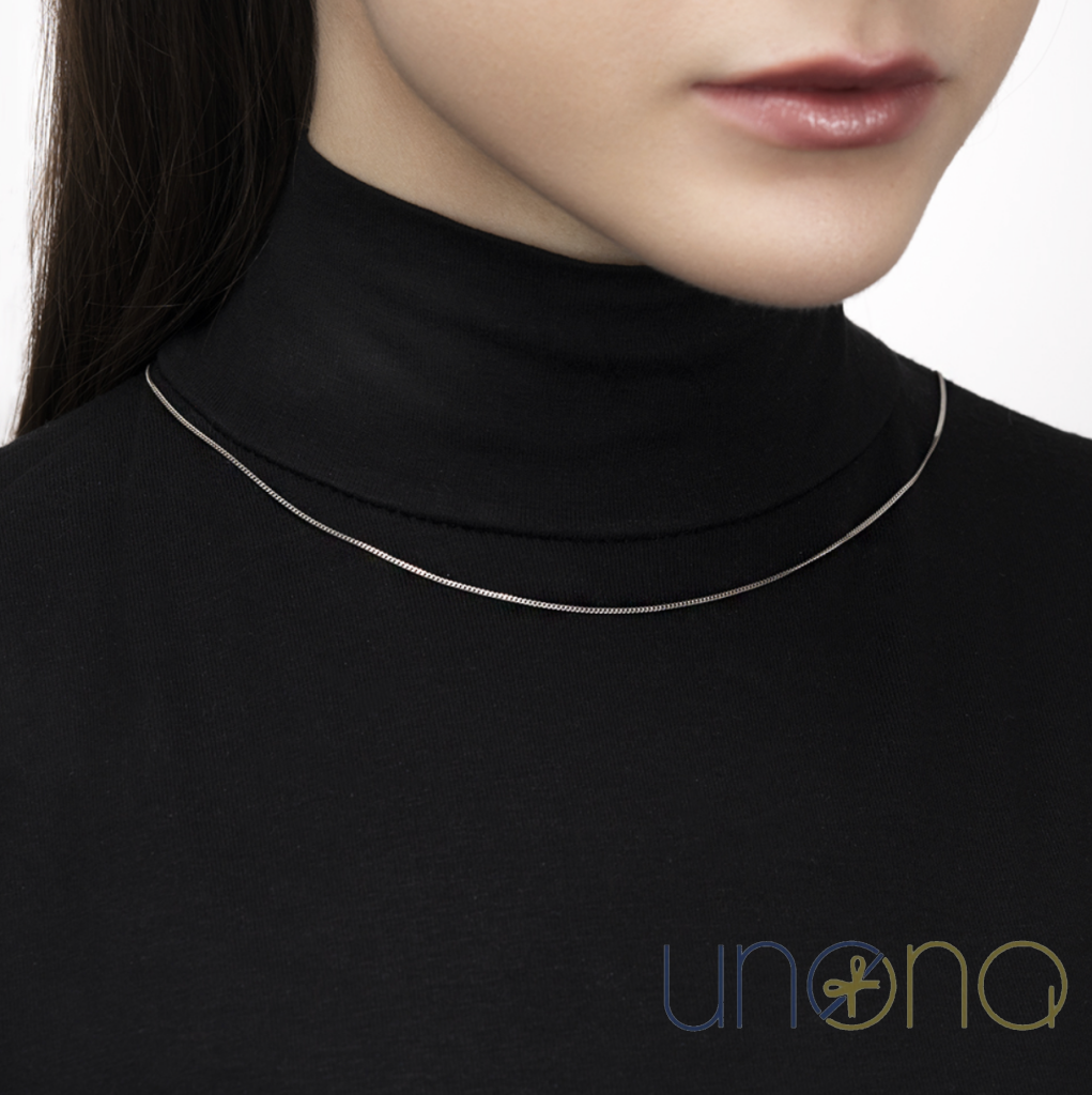 send jewelry to Ukraine silver chain gourmet weave
