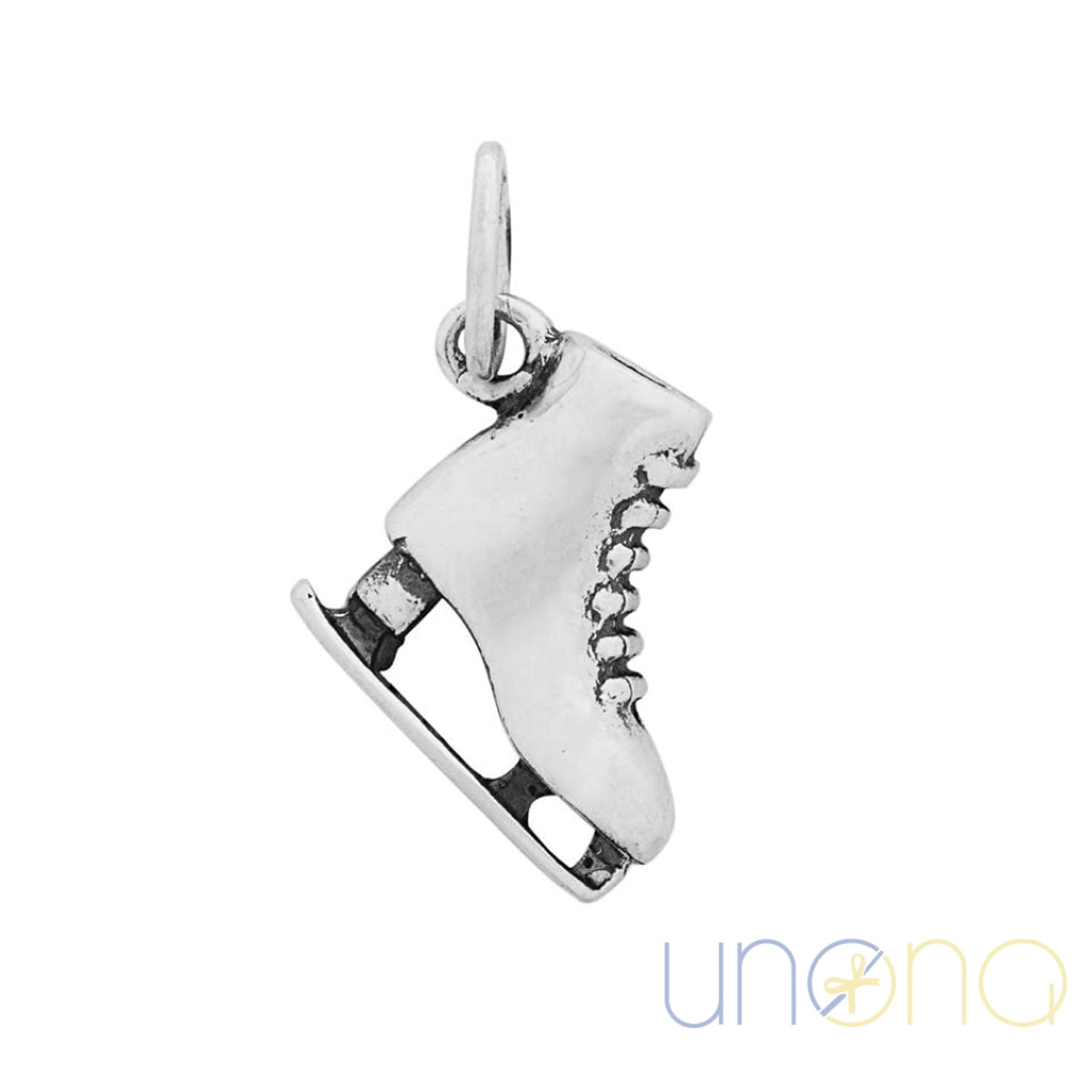 Silver Skates Charm | Ukraine Gift Delivery.