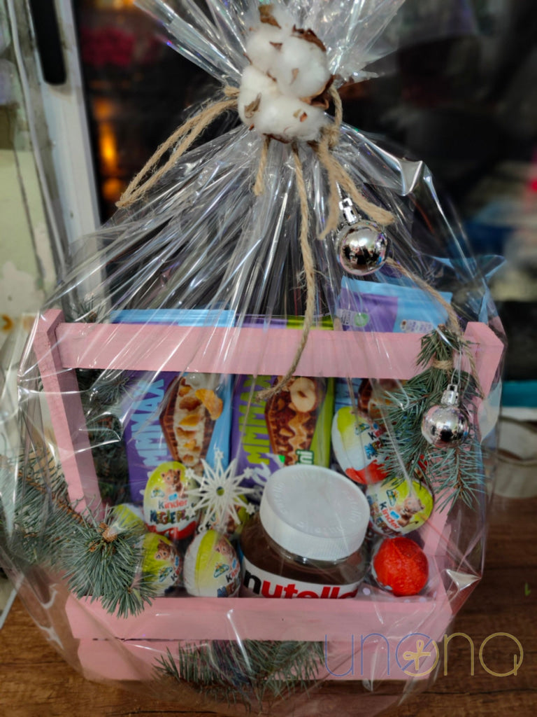 Spread Cheer Gift Basket Chocolates