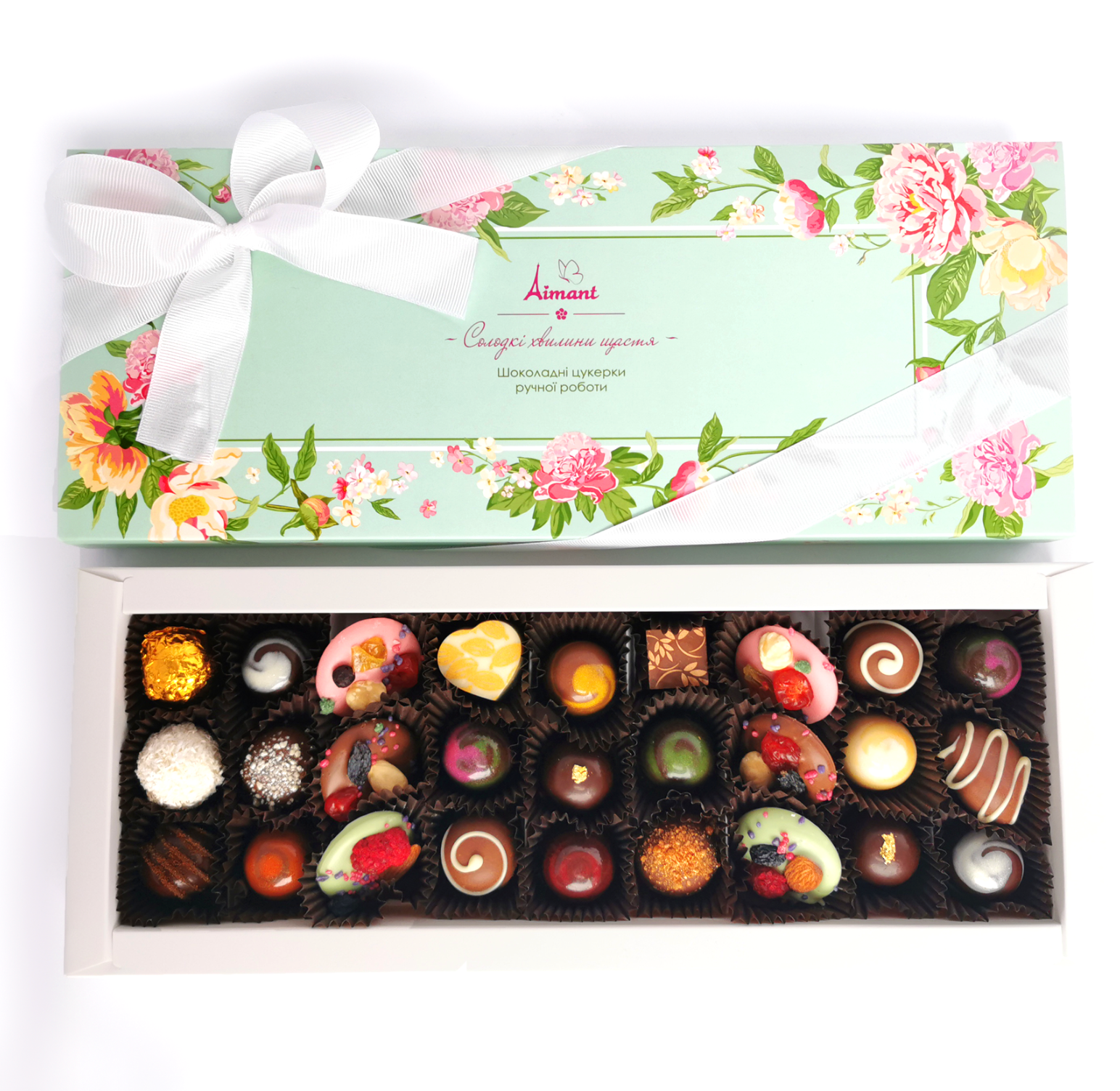 Spring Grand Belgian chocolate gift box with assorted luxury chocolates Ukraine delivery