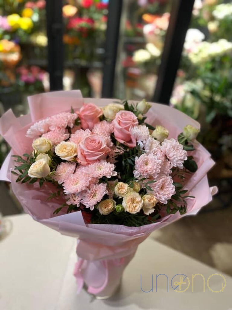 Strawberry Sky Bouquet Roses