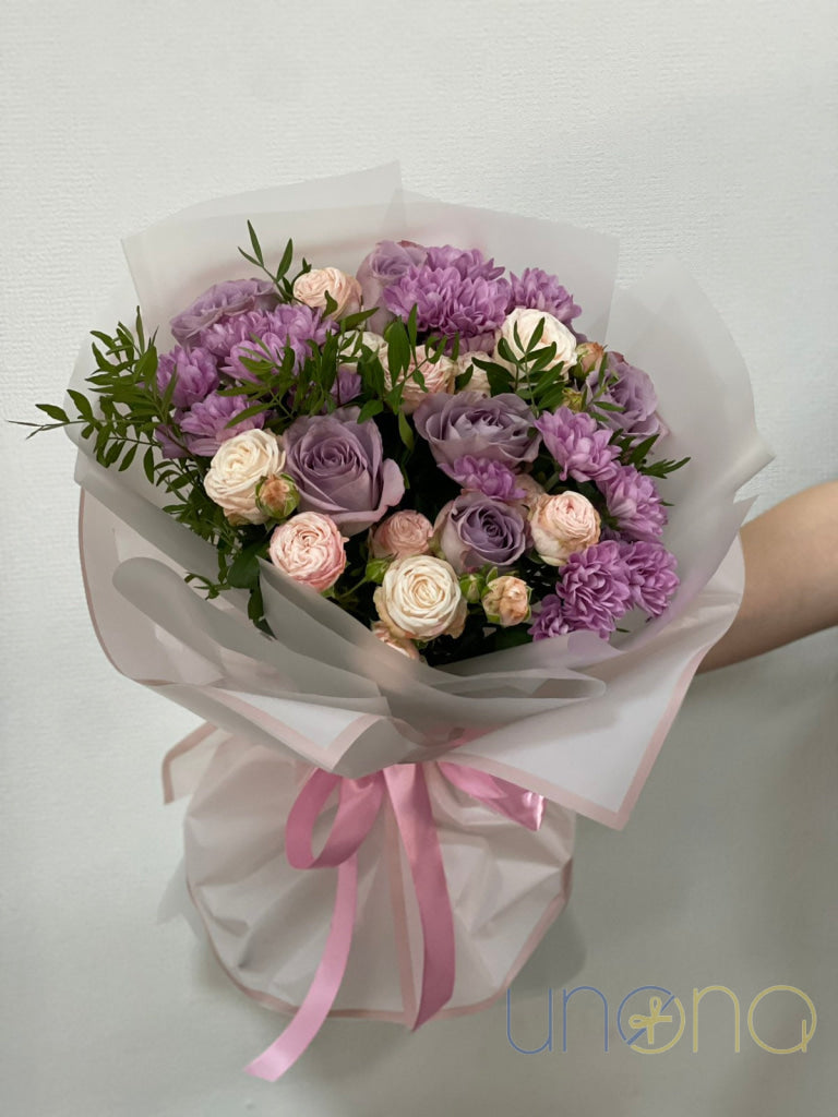 Strawberry Sky Bouquet Roses
